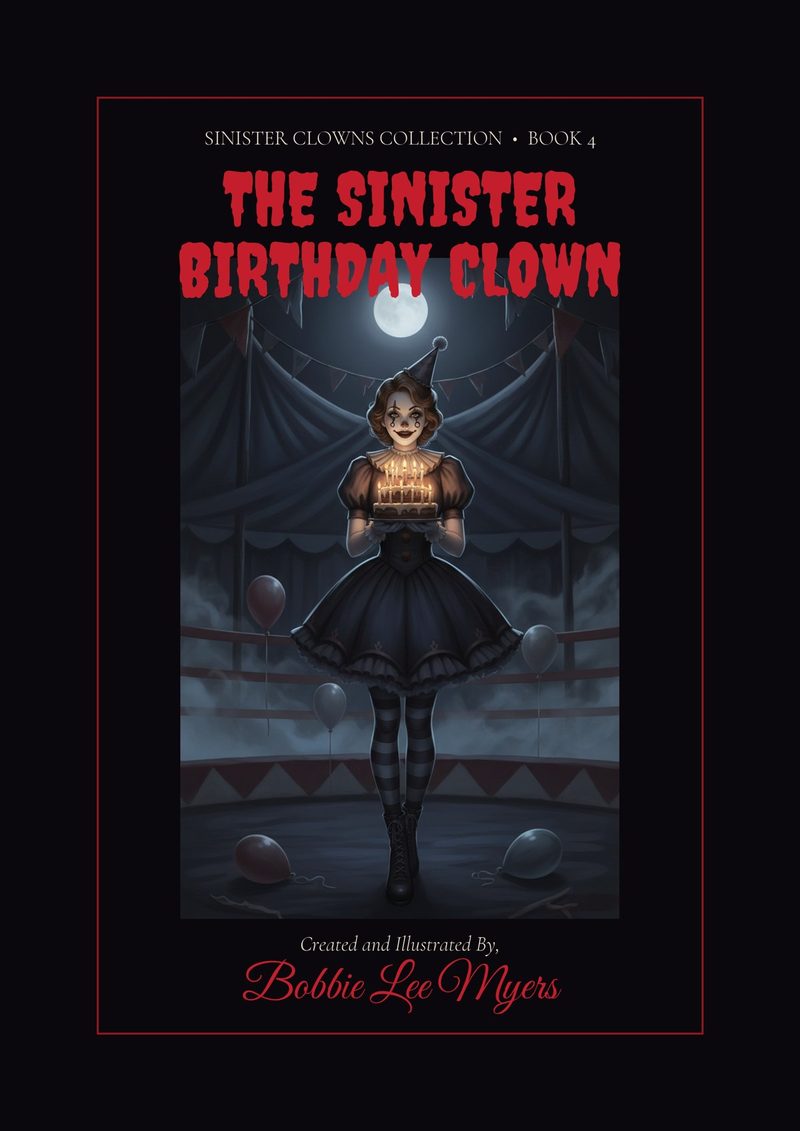 The Sinister Birthday Clown coloring book cover