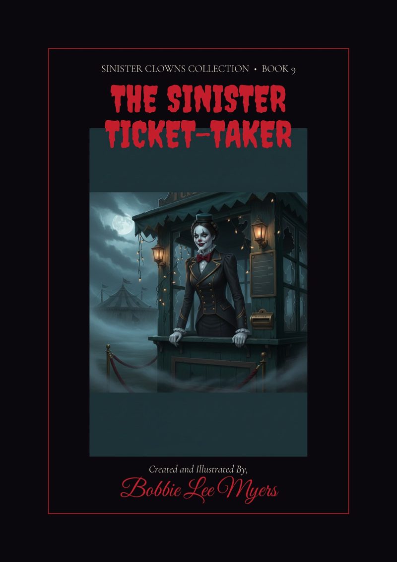 The Sinister Ticket-Taker coloring book cover