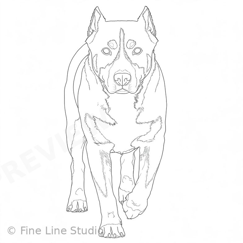 Bergamasco Sheepdog coloring book cover