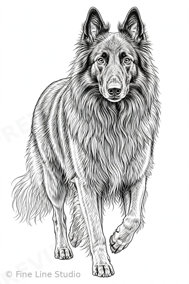 Dogo Argentino coloring book cover