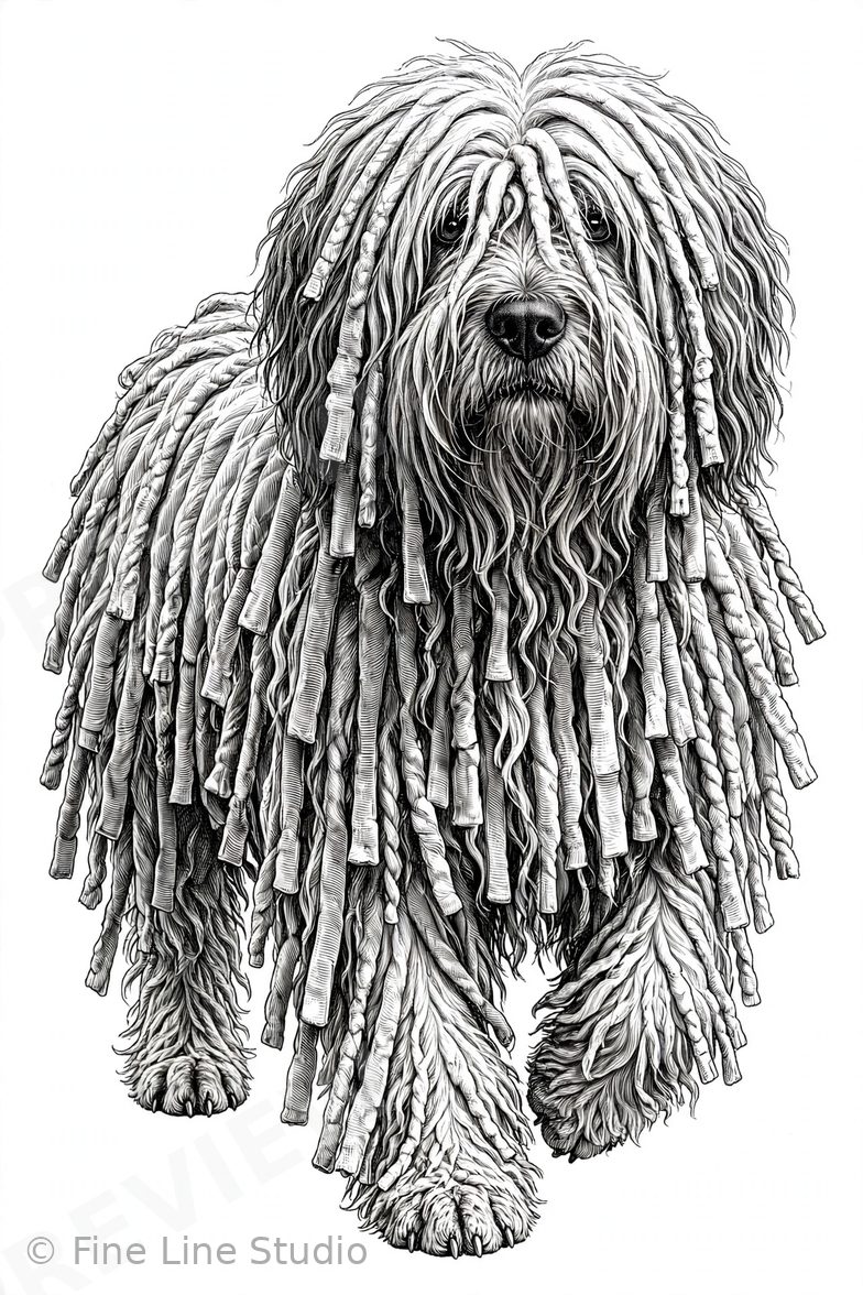 Dogue de Bordeaux coloring book cover