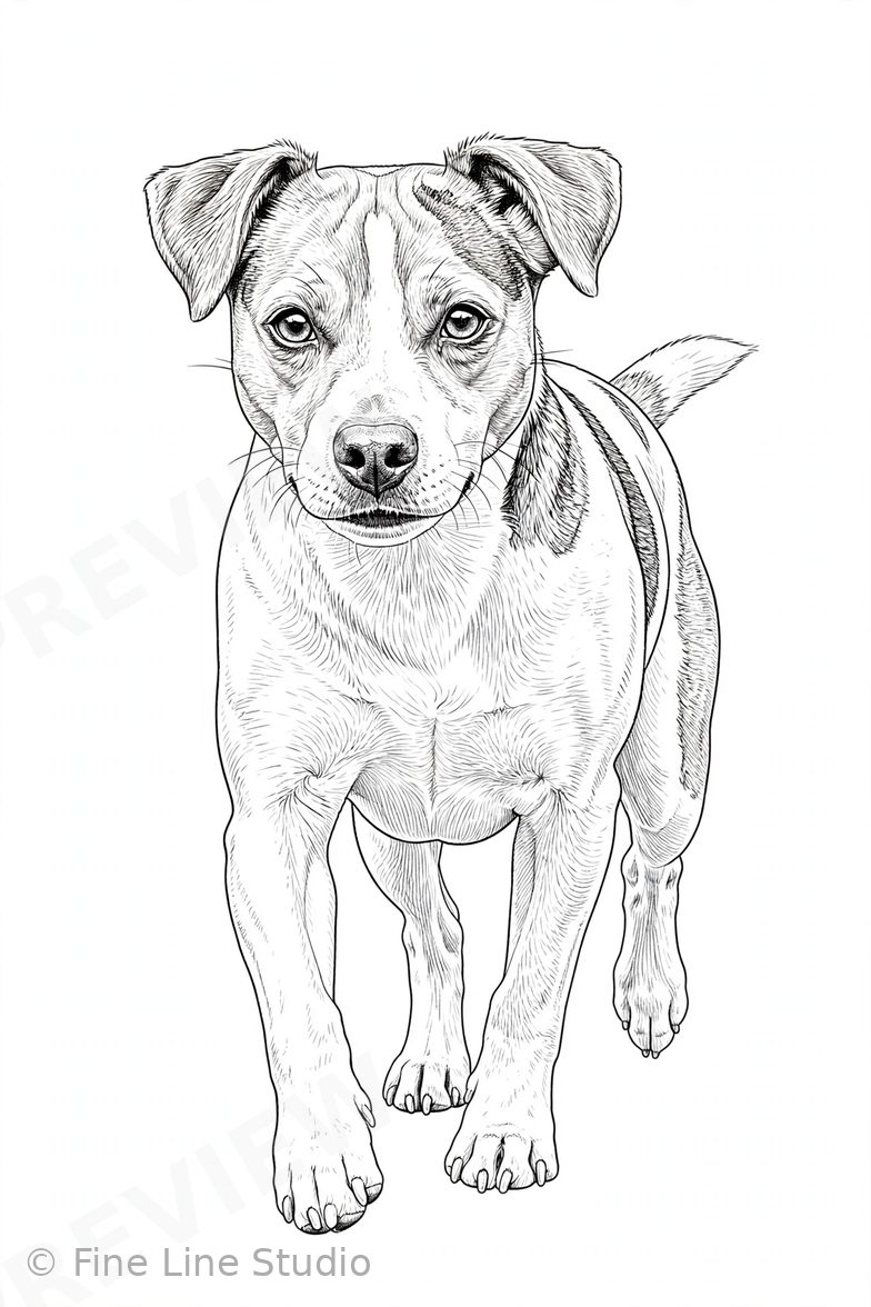 Entlebucher Mountain Dog coloring book cover