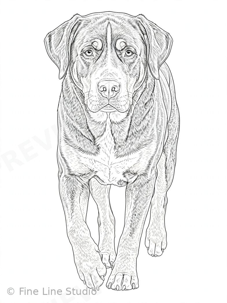 Great Swiss Mountain Dog coloring book cover