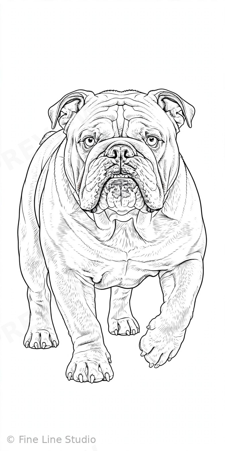 Spanish Water Dog coloring book cover